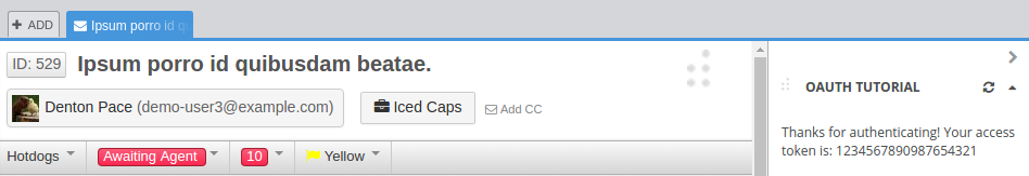 Using OAuth - DeskPRO React SDK